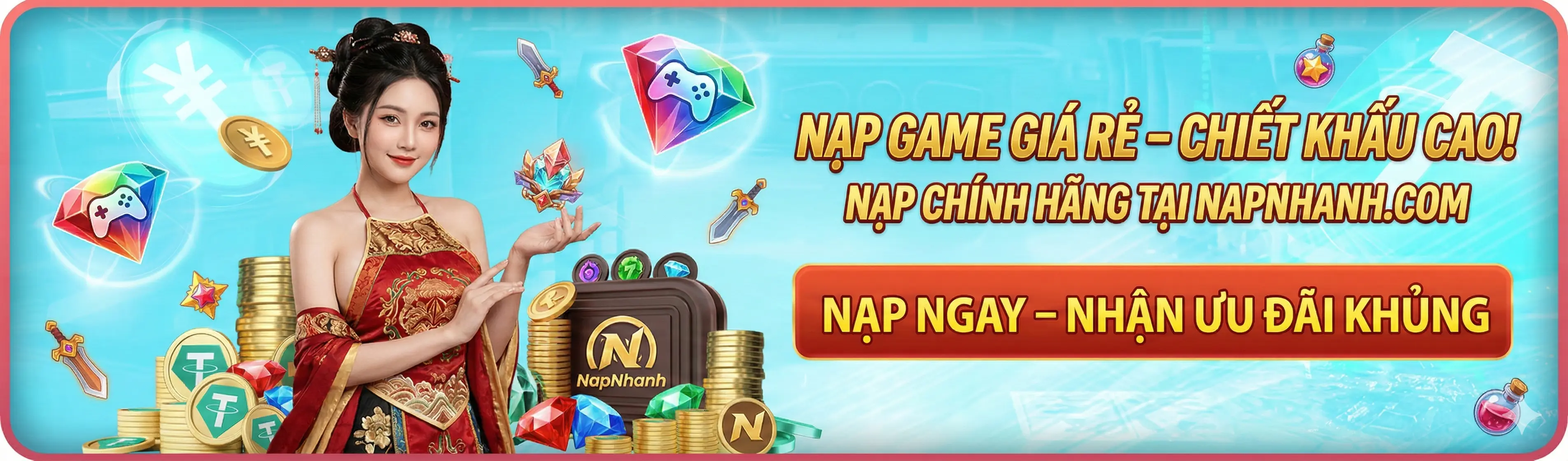 Nạp game online chiết khấu cao