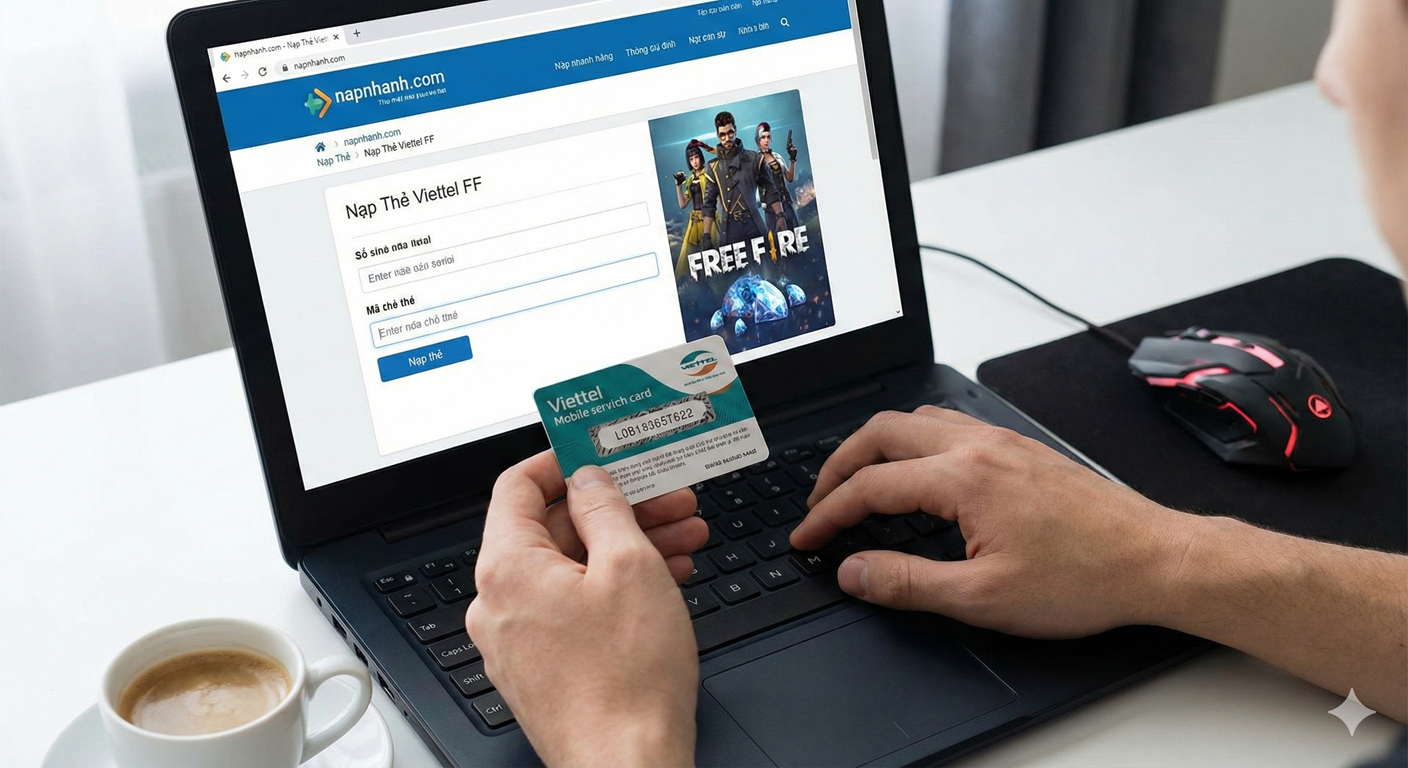Hướng Dẫn Nạp Thẻ Viettel FF An Toàn, Nhận Kim Cương Nhanh Tại Napnhanh.com